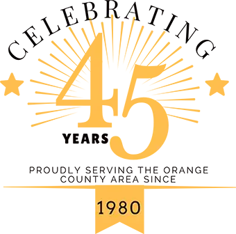 Celebrating 45 Years � Proudly Serving Orange County, CA
